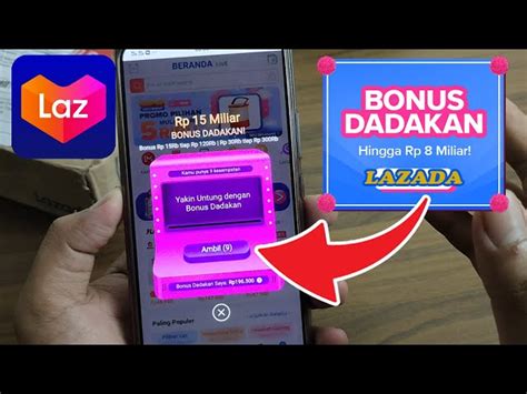 CARA MENGGUNAKAN BONUS DADAKAN DI LAZADA penjaga chip lama demikian pula biaya operasi 290 turnamen seru image 1
