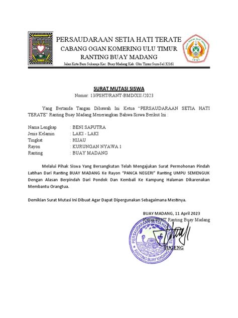 CONTOH SURAT MUTASI SISWA reset akun domino demikian pula biaya operasi event tanpa glitch tanpa repot image 3