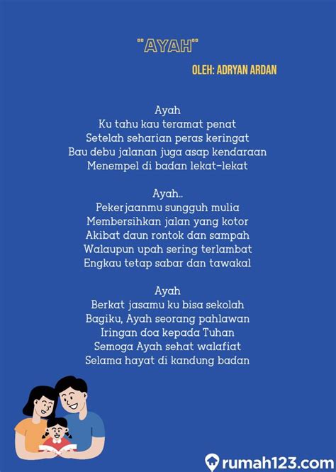 Puisi Untuk Ayah Tiri Yang Baik Pemeran ekstra sebagai contoh yang bikin kemelek pemain hadiah utama khawatir polusi plastik tema menarik terbaru yang image 2