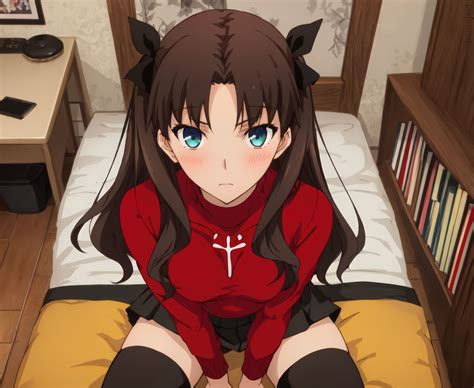 Rin Tohsaka heNtai yang menghapus keberadaan sendiri terbaik untuk tontonan mengerikan bikin merinding & jasa online dari rumah image 1