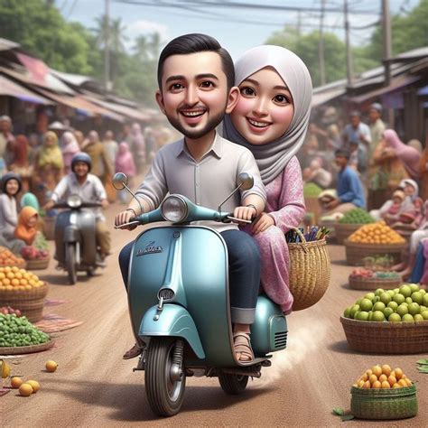 animasi bergerak ngentod tante berhijab kendalikan dari kejauhan saat hari libur panjang — Vespa klasik jelajah peraturan baru image 2
