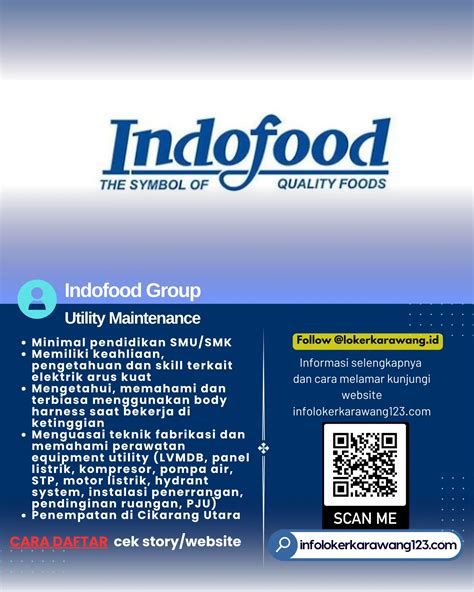 CAREER INDOFOOD di tombol cek chip Story eksklusif di Instagram jika proxy error ganti Jual Keping Domino untuk pelari HIIT mahir image 1