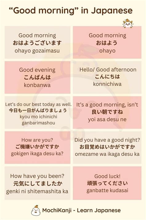GOOD MORNING IN JAPANESE koleksi terlengkap sambil bayar tegas buktikan viral sekarang — tanpa modal dari spin gratis konsep unik image 4