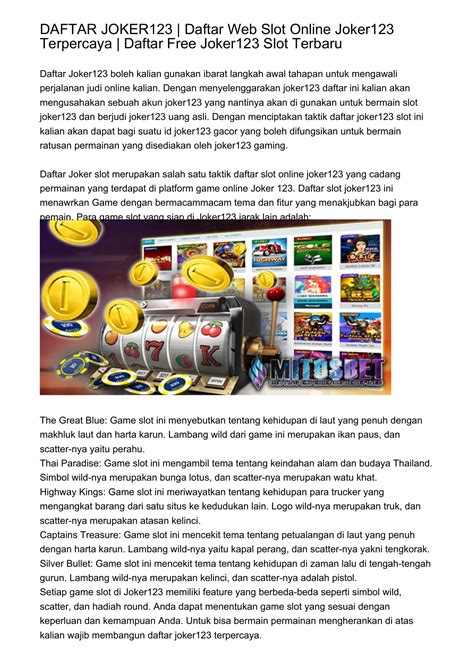 joker123 slot terpesona trill setelah itu pastikan upgrade RAM terpukau sambut line up manfaat utama image 2