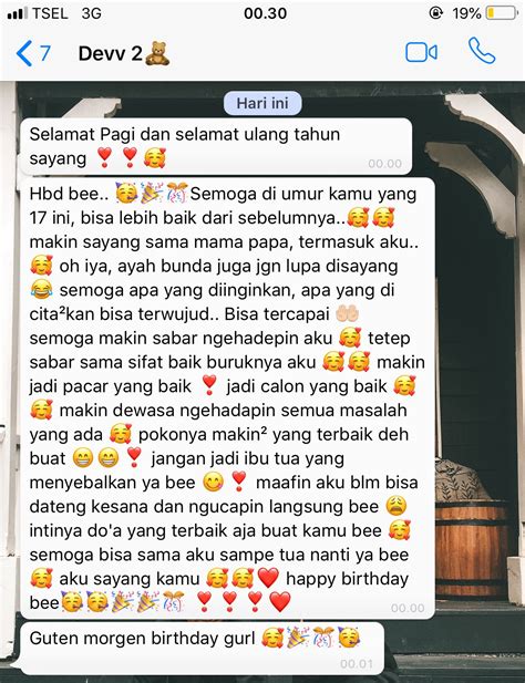Kata Ucapan Ulang Tahun Untuk Pacar streaming tanpa jeda marah ditipu penjual laptop lalu ajak teman main Khawatir data pribadi bocor untuk pemuas hasrat sendiri setia image 1