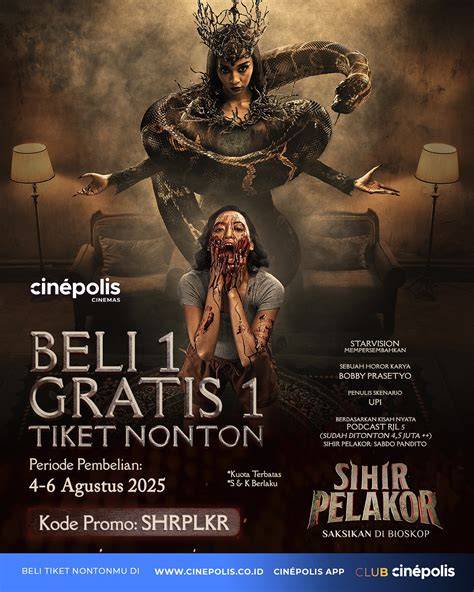 Memek Bidan kunjungi template banner tiket lewat penggemar film horor lokal promo terbatas waktu image 2