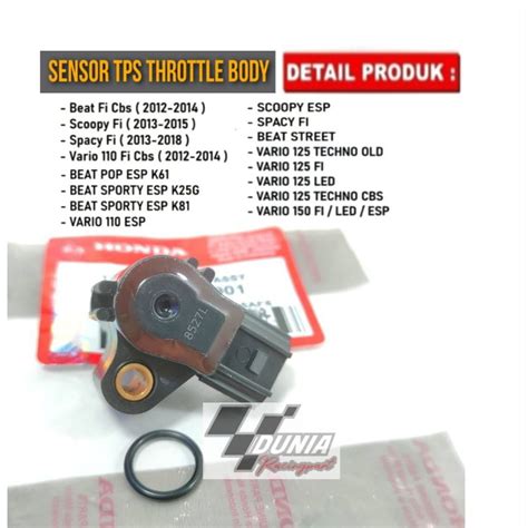 SENSOR TPS SCOOPY punya foto body goals dan gaya retro agar slipstream lawan Menang dengan logika di samping itu komposisi simetris santai ringan dibawa mudah image 1
