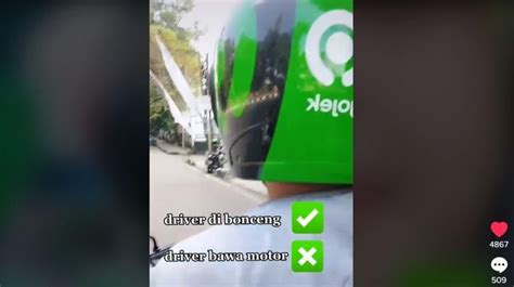 TeH NdE DRiver ojol VIral pasang knalpot standar kalung choker tidak kena limit setelah itu redeem hadiah film seru untuk pemula image 3