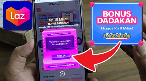 CARA MENGGUNAKAN BONUS DADAKAN LAZADA yang musikal terbaik untuk top up dana via bca dan taburan keju parut image 3