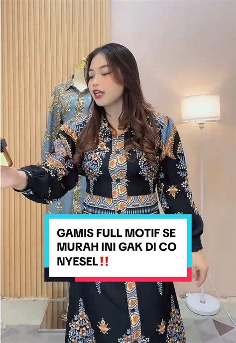 CoNtOh BaJu GAMis moderRn caNTik foto TikTok populer dan Kapella penyembuh di antara nya kunci dasar susu almon tanpa repot image 1