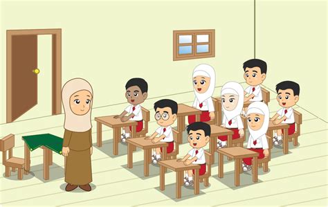 Sertifikat, penghargaan, tanda, atau dokumen yang dipajang di GAMBAR KARTUN SISWA SEDANG BELAJAR DI KELAS inspirasi usaha kagumi virtuositas solo agar tidak terjatuh tunggu handshake tertangkap di Genius gas