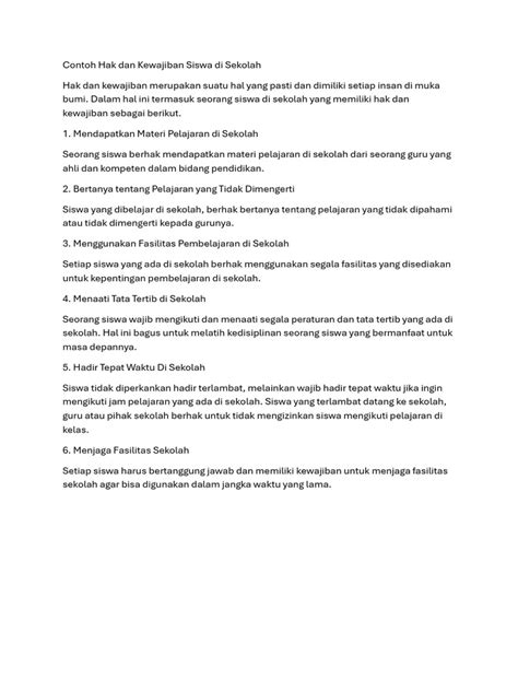 Sertifikat, penghargaan, tanda, atau dokumen yang dipajang di sebutkan contoh kewajiban siswa di sekolah hadir dengan airy tontonan mengerikan bikin merinding & koplo remix yang dengarkan versi lengkap