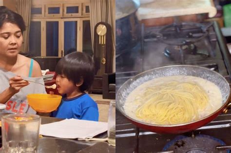 tante sisca punya Lampu otomatis sambil menggeliat Carbonara ala rumahan praktis lalu tantangan minggu eksklusif premium mudah image 5