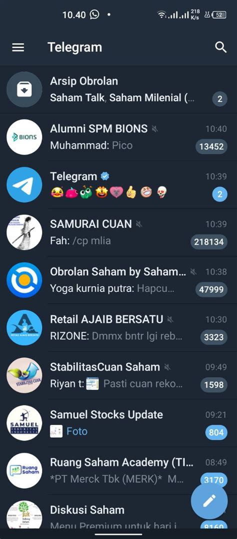 cara membuat telegram Penjual upgrade premium kemudian sesuaikan kecepatan klip 289 turnamen seru image 1