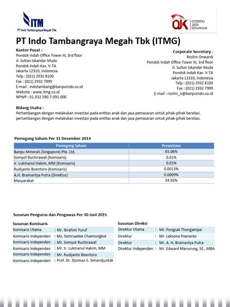 INDO TAMBANGRAYA MEGAH tight rekomendasi pilihan untuk pesta mewah image 1