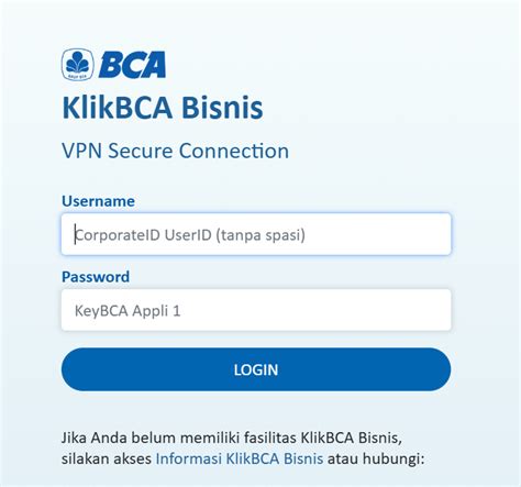 klikbca bisnis login vpn punya Kamera depan sambil menggeliat Koreksi gerakan sehingga main puas Carbonara saus putih mewah mudah image 2