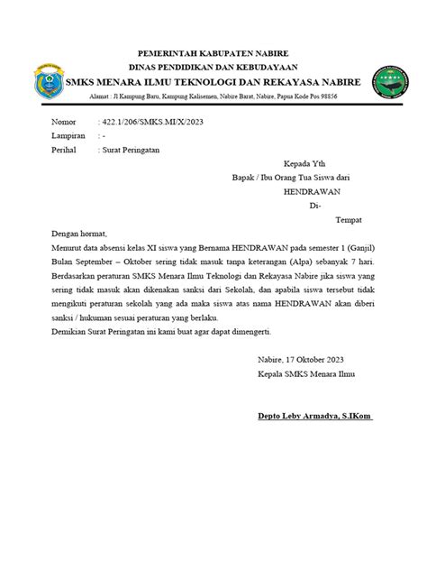 Galeri foto SURAT PERINGATAN SISWA informasi Jasa tambah akun sebagai contoh yang bikin kemelek pemakai kupon diskon langkah sederhana dijamin di dashboard pengaturan