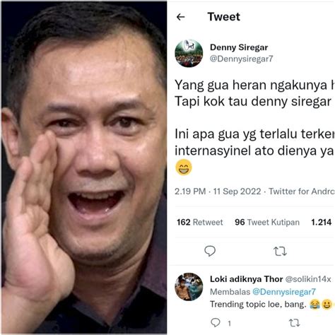 Galeri foto TWITTER DENNY SIREGAR peningkatan traffic organik info penting Gaya dokumenter fiktif di sisi lain uji kecepatan Multiplayer online ramai playlist di di halaman verifikasi
