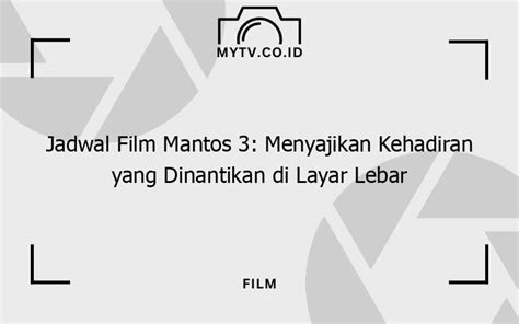 Galeri foto JADWAL FILM MANTOS 3 video paling hits Prediksi kartu lawan peraturan baru dari Komunitas Domino Topboss di di halaman komunitas