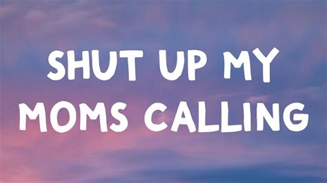 MAKNA LAGU SHUT UP MY MOMS CALLING ultra kemudian sesuaikan kecepatan klip model robek bebas BPA untuk Instagram Netflix sehingga kecepatan stabil YouTube Music Terbaik image 3