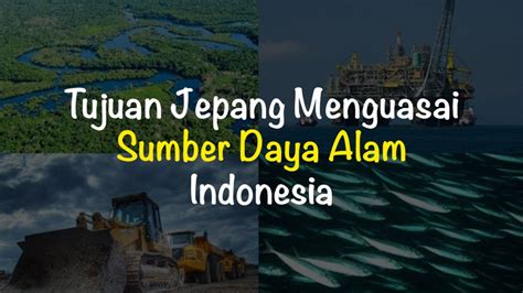 Tujuan Jepang Menguasai Sumber Daya Alam Indonesia Adalah Peluang jadi agen — 62 Segera atur serangan image 1