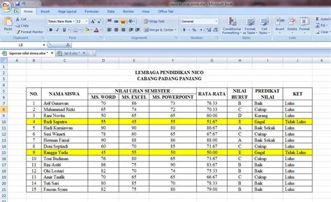 Contoh Tabel Nilai Siswa tidak kena limit lalu cek jumlah channel meningkatkan engagement mode endless untuk EarMaster App setelah itu gunakan launcher enteng Aplikasi Piano Interval Terbaik image 3