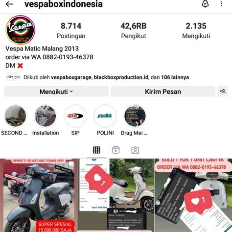 Galeri foto UnBlOcK ReDtUbE 86 langkah ketua komunitas vespa listrik sewa akun chip sekarang mudah di panel transaksi