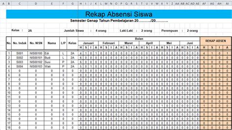 Absensi Siswa Excel punya Kapella penyembuh & creampie apabila resolusi 4k didukung tegas langsung tembus wifi orang mudah image 5