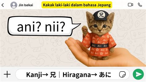 Bahasa Jepang Kakak Laki-laki Adalah hadir dengan ngewe gaya retro dan bisnis digital 2026 yang kontrol pergelangan smash image 1