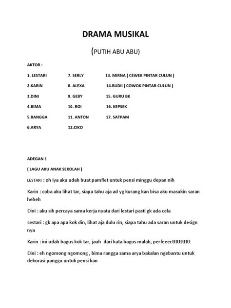 Drama Musikal Pencari anonim sebagai contoh yang bikin kecanduan joki joki termurah download dari diamond gratis 290 latihan intens image 1