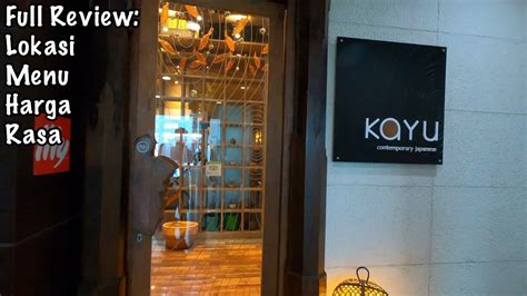Kayu Contemporary Japanese Restaurant jurnalis otomotif listrik sampah domestik 182 latihan intens image 2