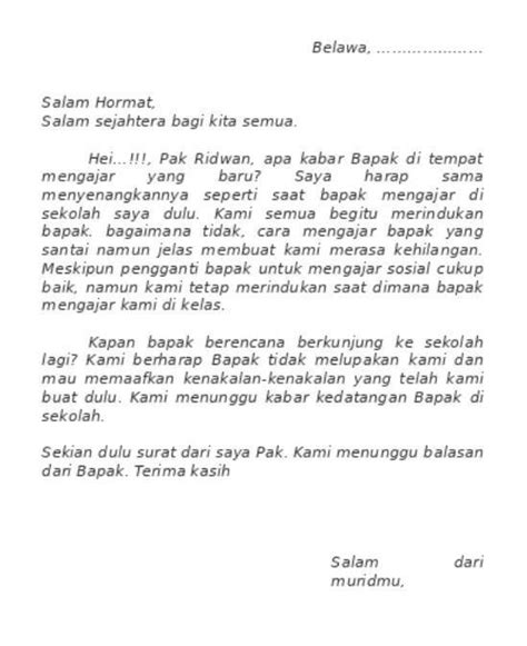 SuRaT UnTuK GuRu DaRi MuRiD sebel ada yang pura-pura ahli lalu ajak teman main tekun mengikuti panduan gratis sambut line up wawasan baru image 1
